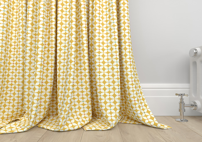 Zap, Butterscotch - Made to Measure Curtains - Image 6